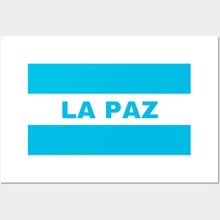 La Paz City in Honduras Flag Colors Posters and Art